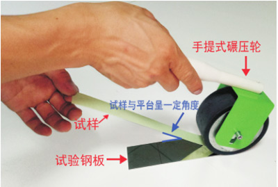 標(biāo)準(zhǔn)測試輾壓輪輾壓試驗(yàn)鋼板工作面